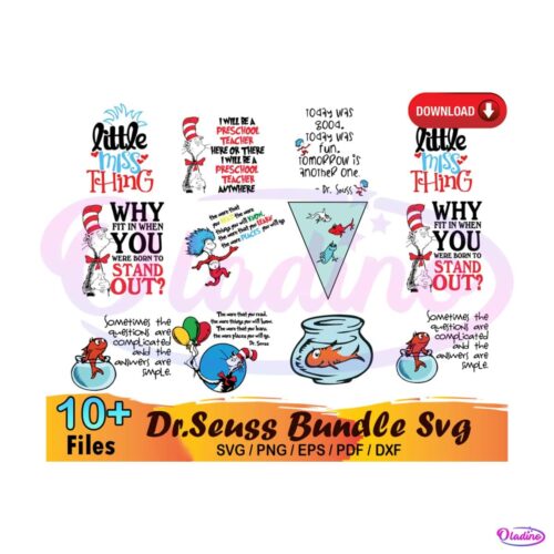 10-dr-seuss-quotes-bundle-svg