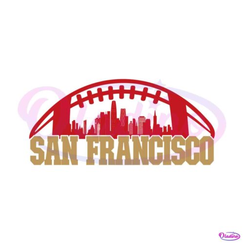 san-francisco-football-skyline-svg-digital-download