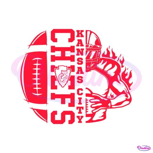 kansas-city-football-player-svg-digital-download