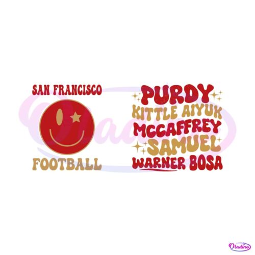 san-francisco-football-smile-face-svg