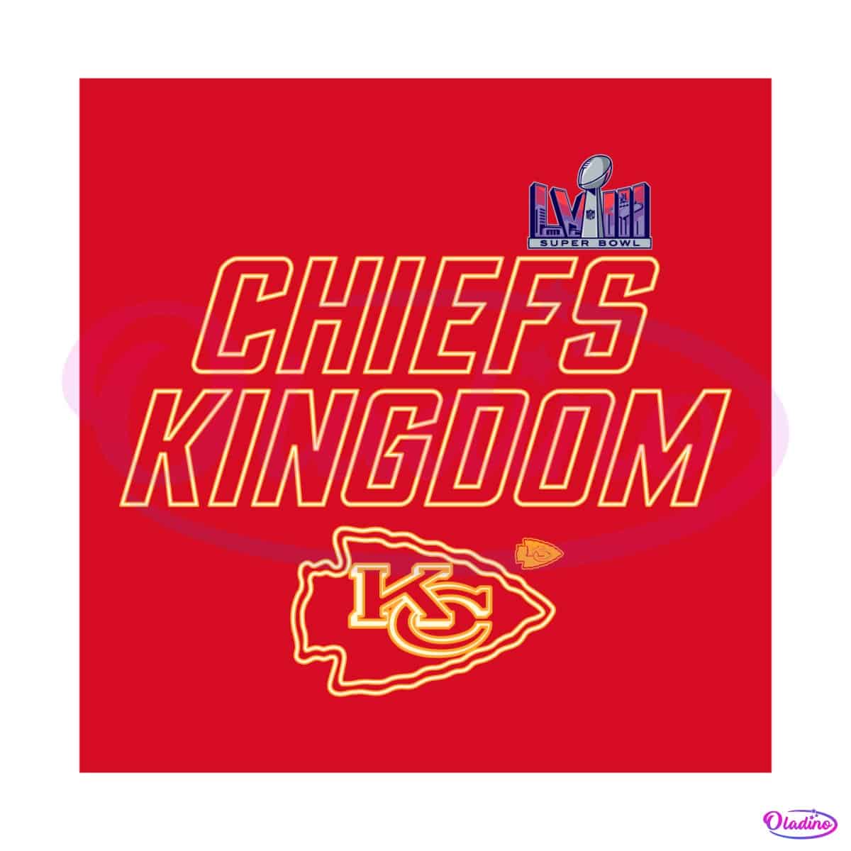 Chiefs Kingdom Logo Super Bowl LVIII SVG