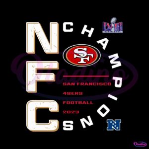 nfc-champions-san-francisco-49ers-football-2023-svg