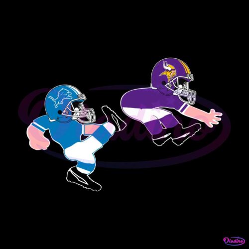 detroit-lions-vs-minnesota-vikings-football-svg