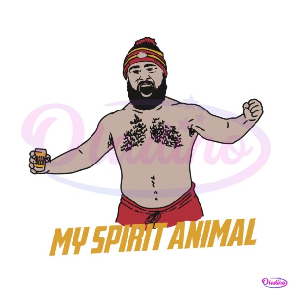 Jason Kelce My Spirit Animal SVG