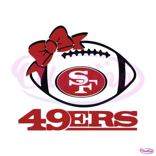 san-francisco-49ers-football-bow-tie-svg