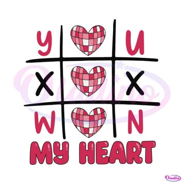 you-won-my-heart-funny-xoxo-valentine-svg