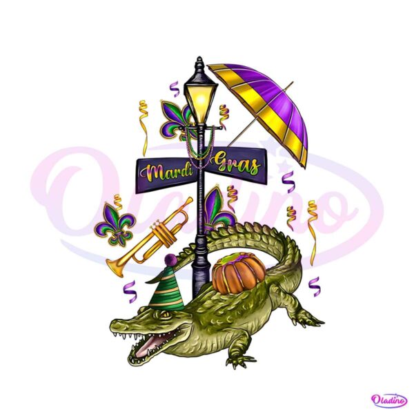 funny-mardi-gras-crocodile-festival-png