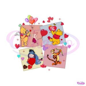 cute-winnie-the-pooh-friends-valentine-png