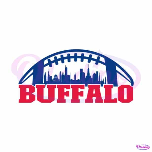 buffalo-football-skyline-svg-digital-download
