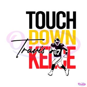 touchdown-travis-kelce-chiefs-player-svg