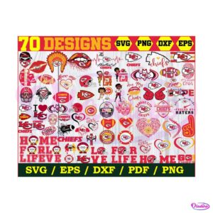 70-designs-kansas-city-chiefs-football-svg-bundle