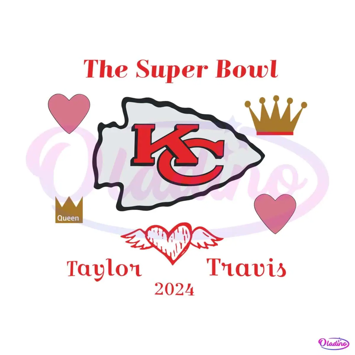 The Super Bowl Taylor Travis 2024 SVG Oladino