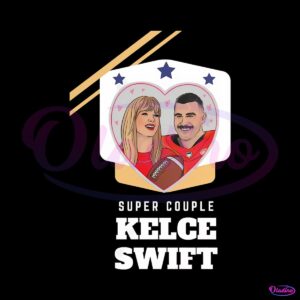 super-couple-kelce-swift-football-png