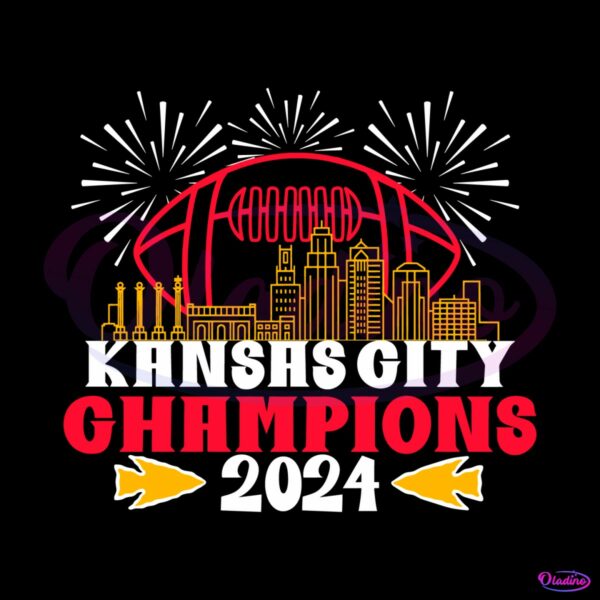 kansas-city-champions-2024-skyline-svg