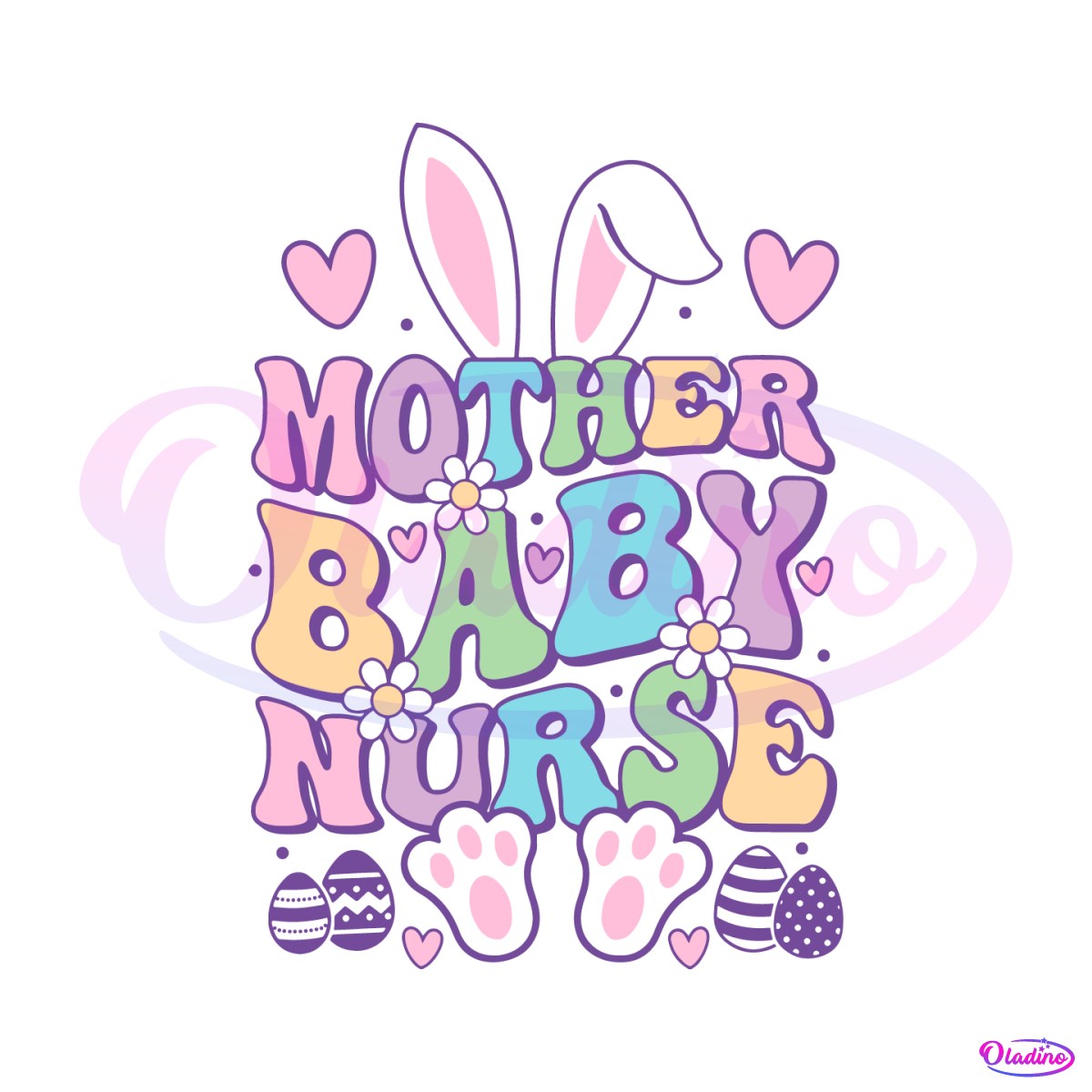 mother-baby-nurse-bunny-easter-svg