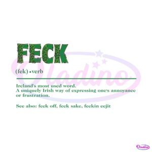 feck-definition-irish-st-patricks-day-svg