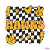 checkerboard-hawks-ncaa-team-svg
