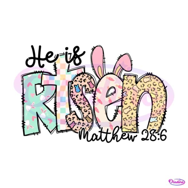 he-is-risen-matthew-easter-christian-png