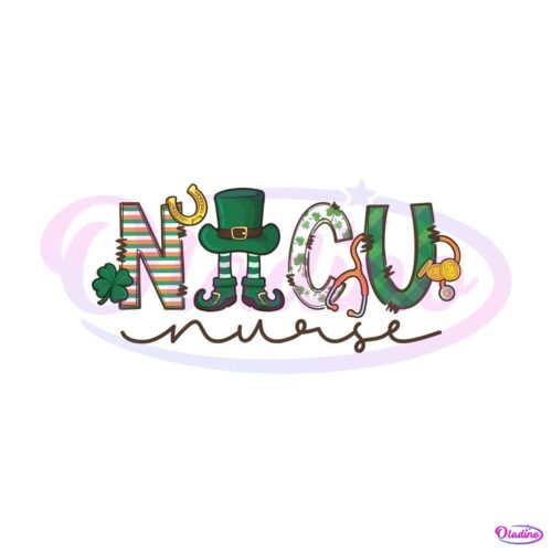 nicu-nurse-st-patricks-day-png