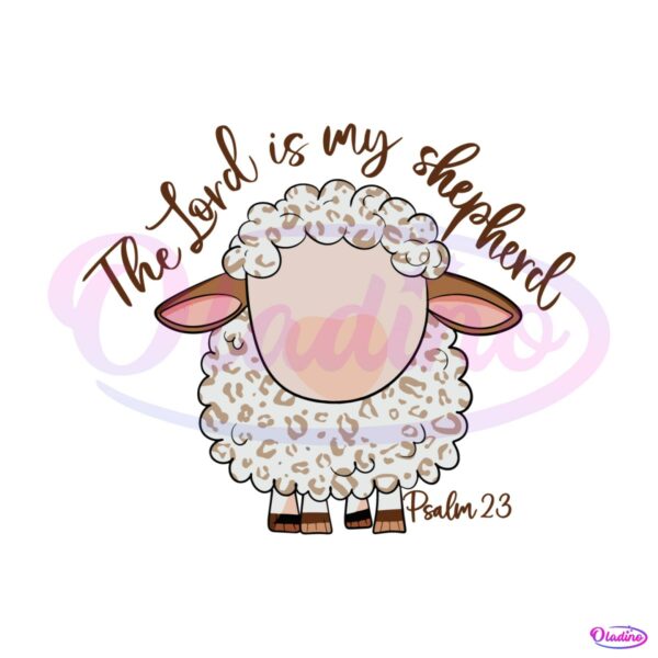 the-lord-is-my-shepherd-christian-svg