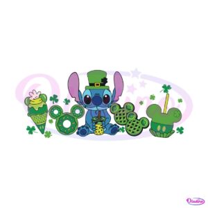 stitch-patricks-day-snack-shamrock-svg