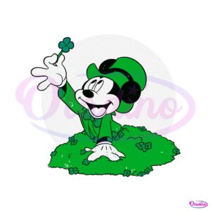 disney-retro-mickey-mouse-four-leaf-clover-svg