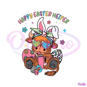 happy-easter-heifer-highland-cow-svg