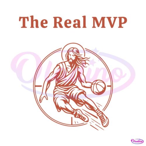 the-real-mvp-funny-jesus-playing-basketball-svg