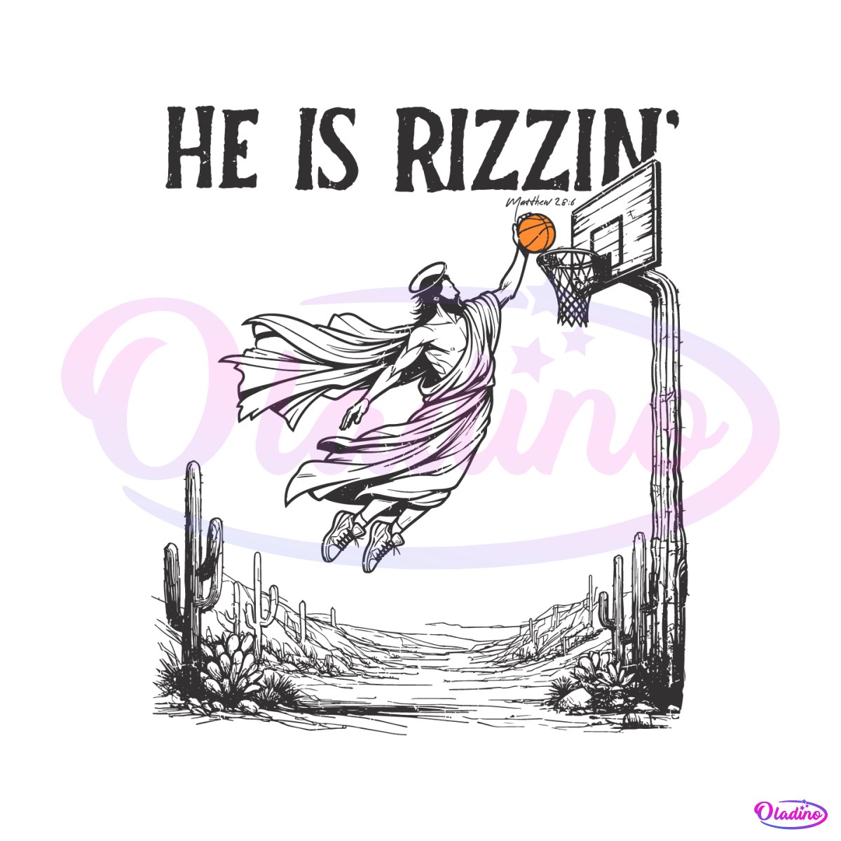 he-is-rizzin-jesus-playing-basketball-svg