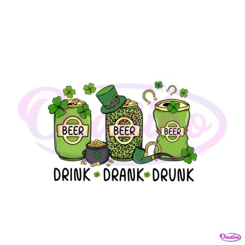 drink-drank-drunk-lucky-shamrock-beer-png