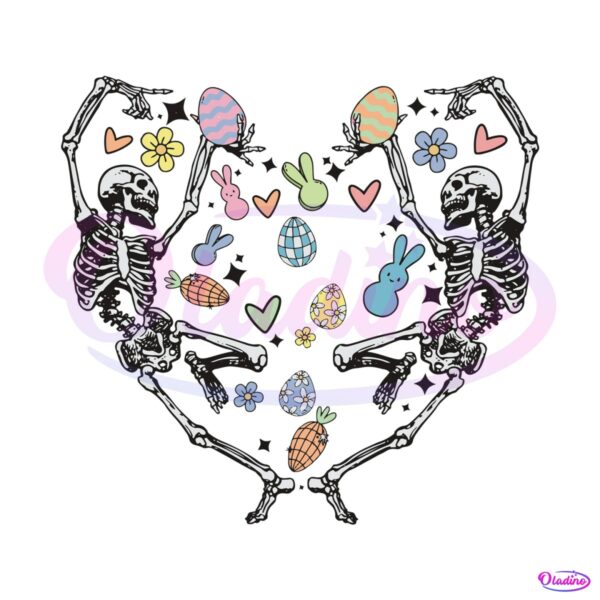 easter-skeletons-dancing-heart-svg