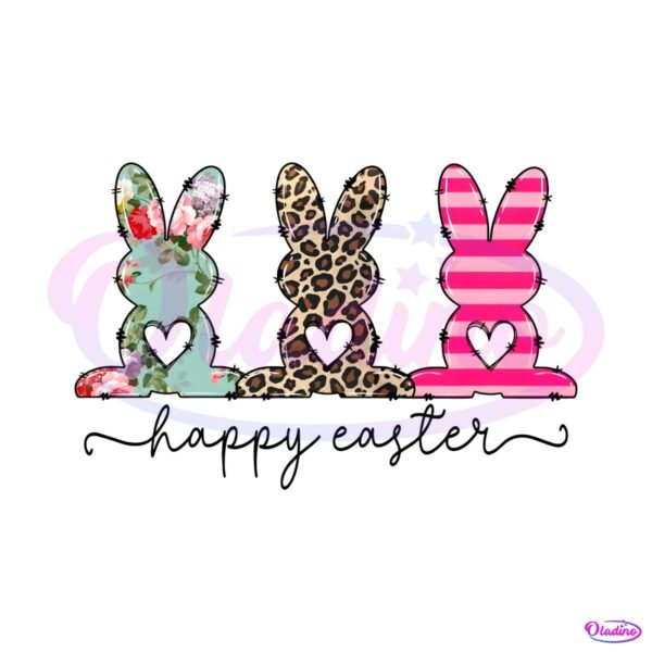 leopard-easter-three-bunnies-png
