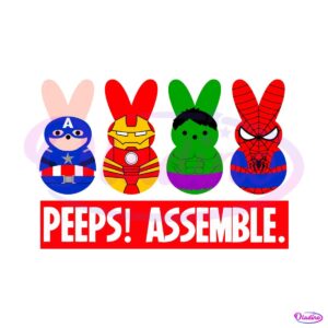 peeps-assemble-easter-day-superhero-svg