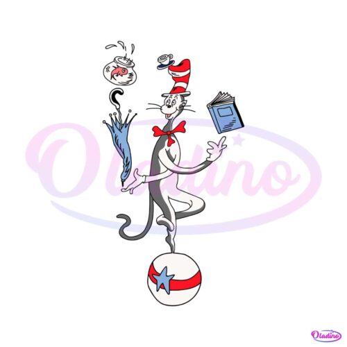 cat-in-the-hat-read-across-america-day-svg