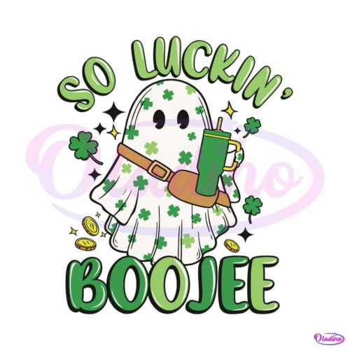 so-luckin-boujee-ghost-shamrock-svg