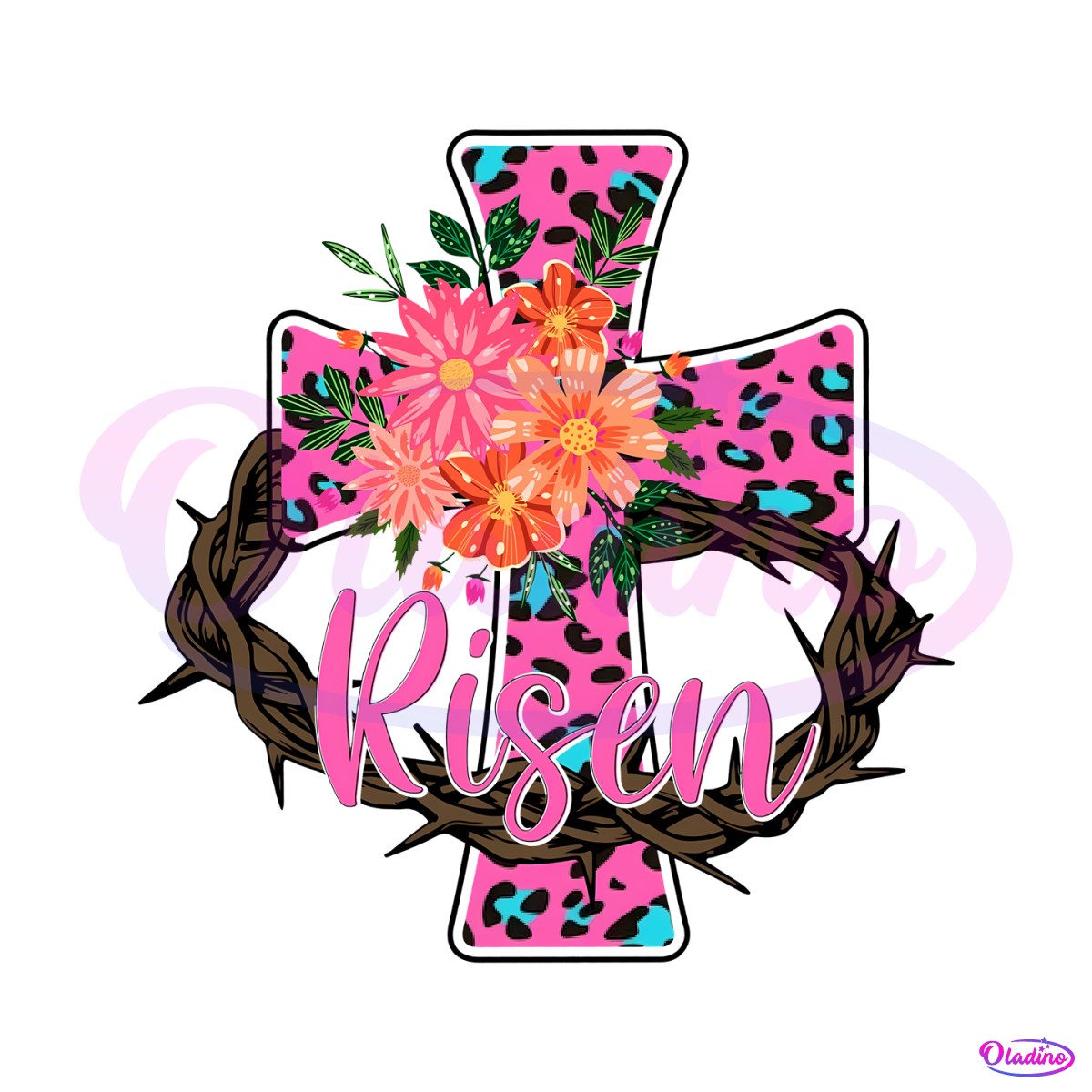 floral-cross-he-is-risen-christian-easter-png