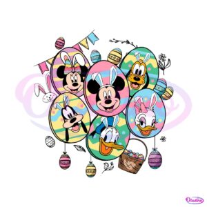 mickey-friends-with-bunny-ears-easter-eggs-svg