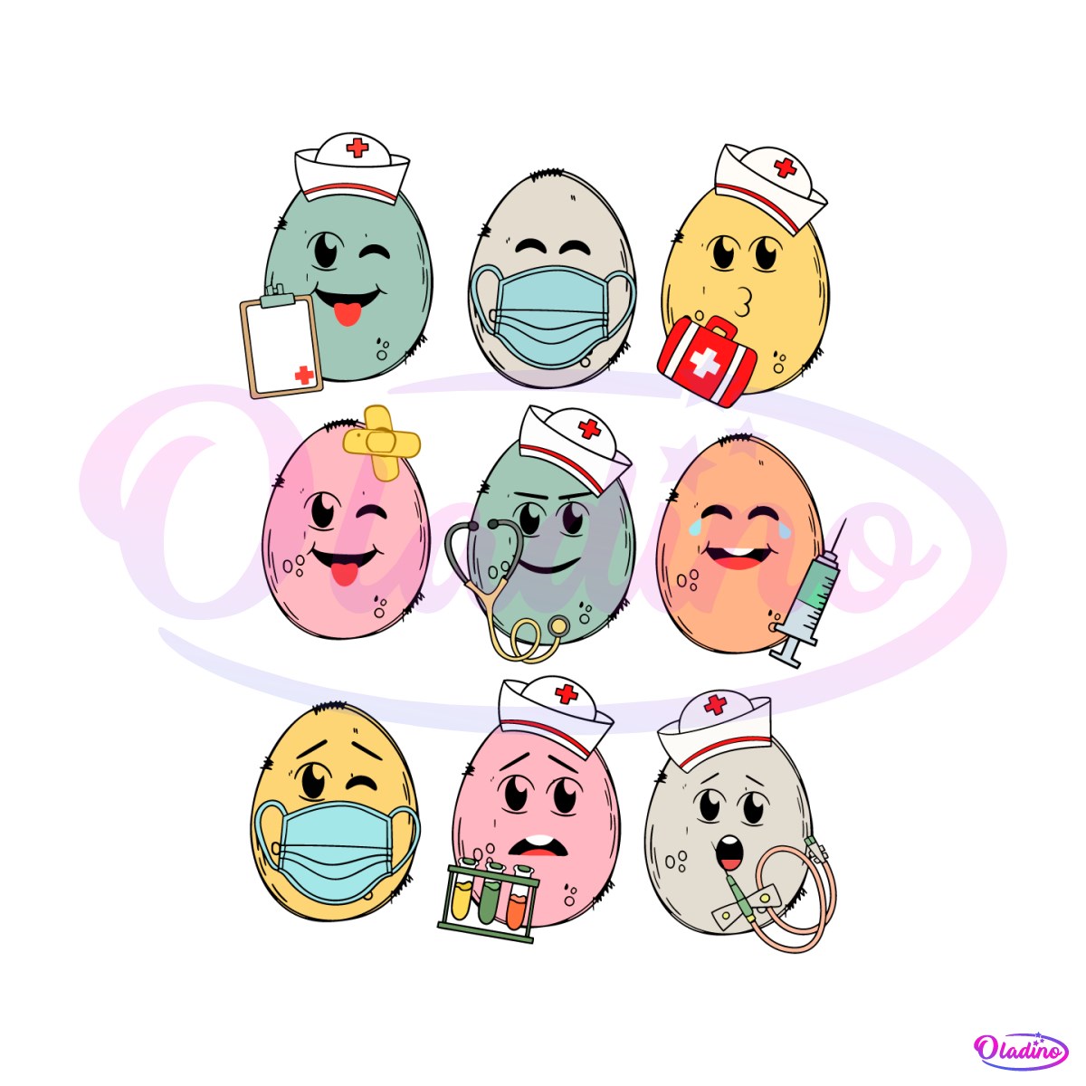 cute-easter-eggs-rn-nurse-svg