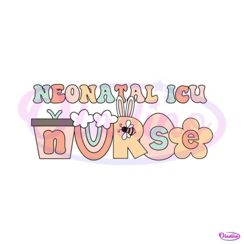 neonatal-icu-nurse-easter-day-svg