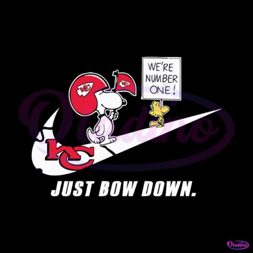 snoopy-chiefs-just-bow-down-we-are-number-one-svg