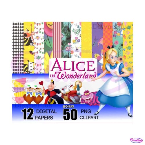 alice-in-wonderland-paper-wrap-png