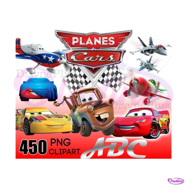 450 Files Cars Disney Bundle PNG