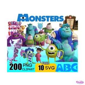 monster-movie-disney-bundle-png