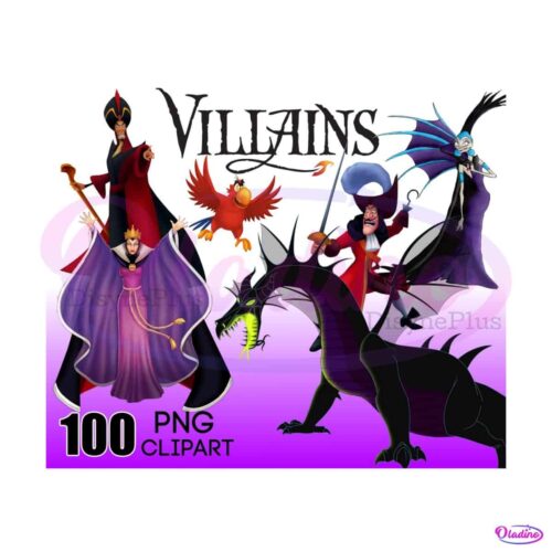 viliains-disney-movie-character-bundle-png