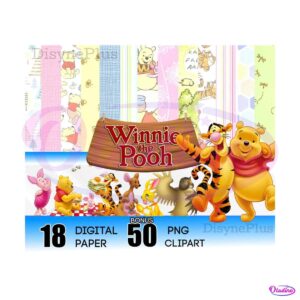 winnie-the-pooh-digital-paper-bundle-png