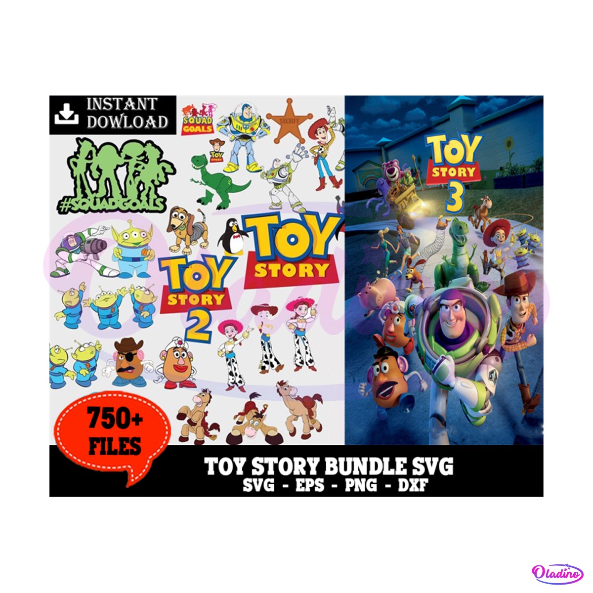 750+ Disney Files Toy Story Bundle SVG - Trending SVG