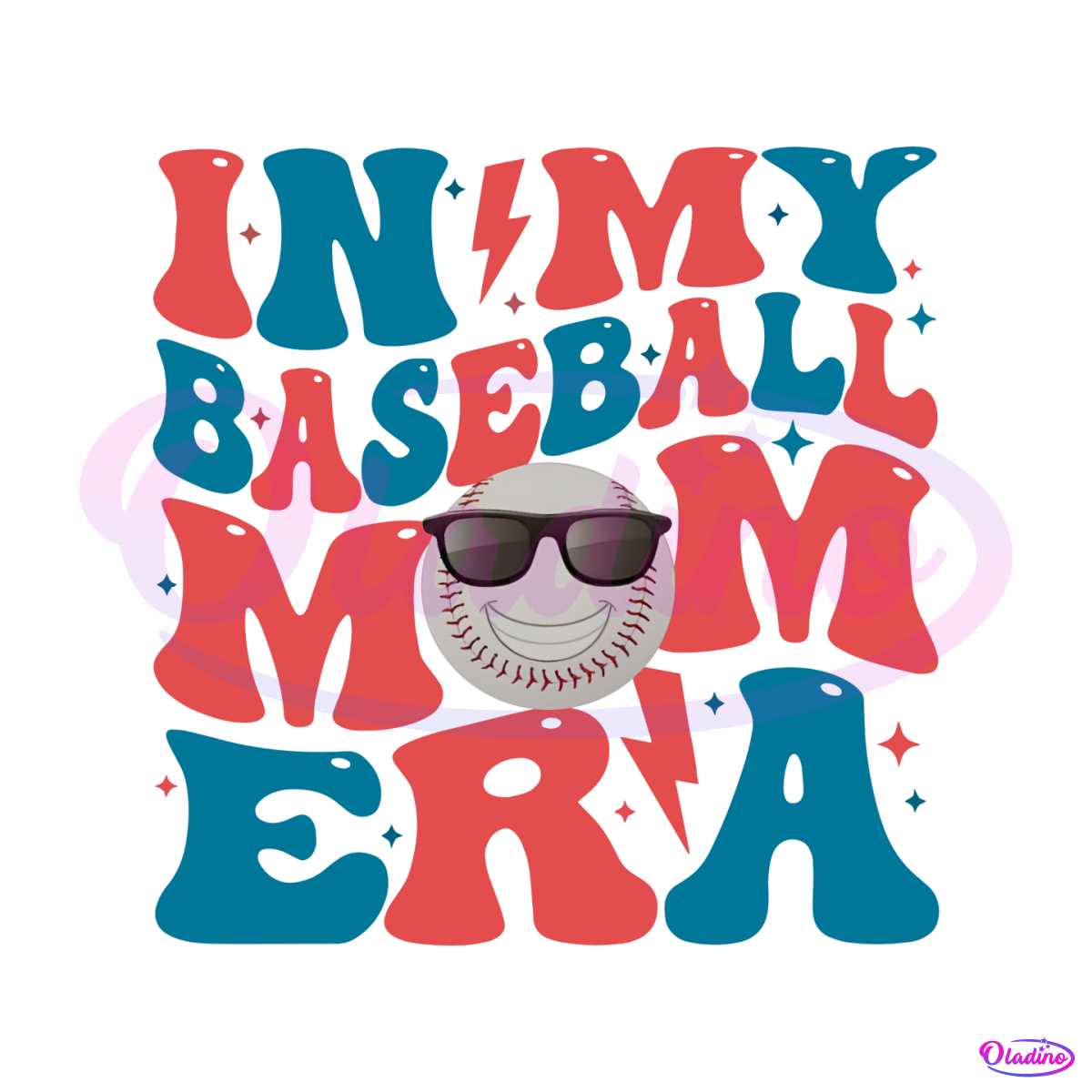 Baseball Mom SVG In My Baseball Mom Era PNG Baseball Lover Game Day PNG