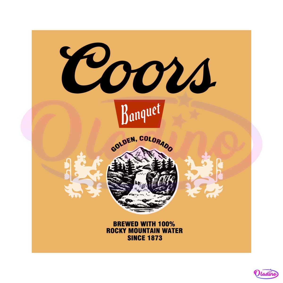 Coors Banquet Golden Colorado Since 1873 SVG Cutting File - Brand SVG