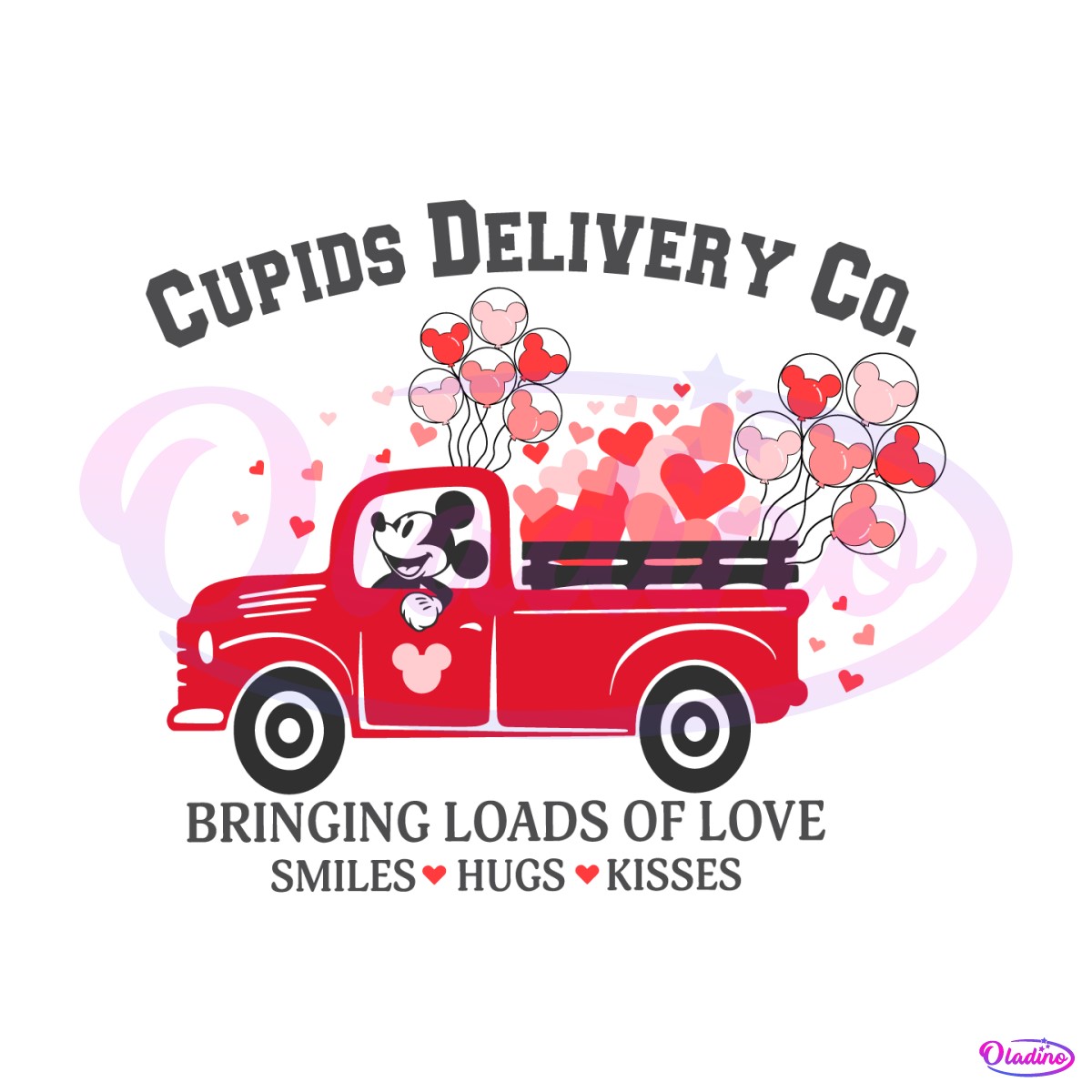 Cupids Delivery Co Bringing Loads Of Love SVG - Valentine's Day SVG