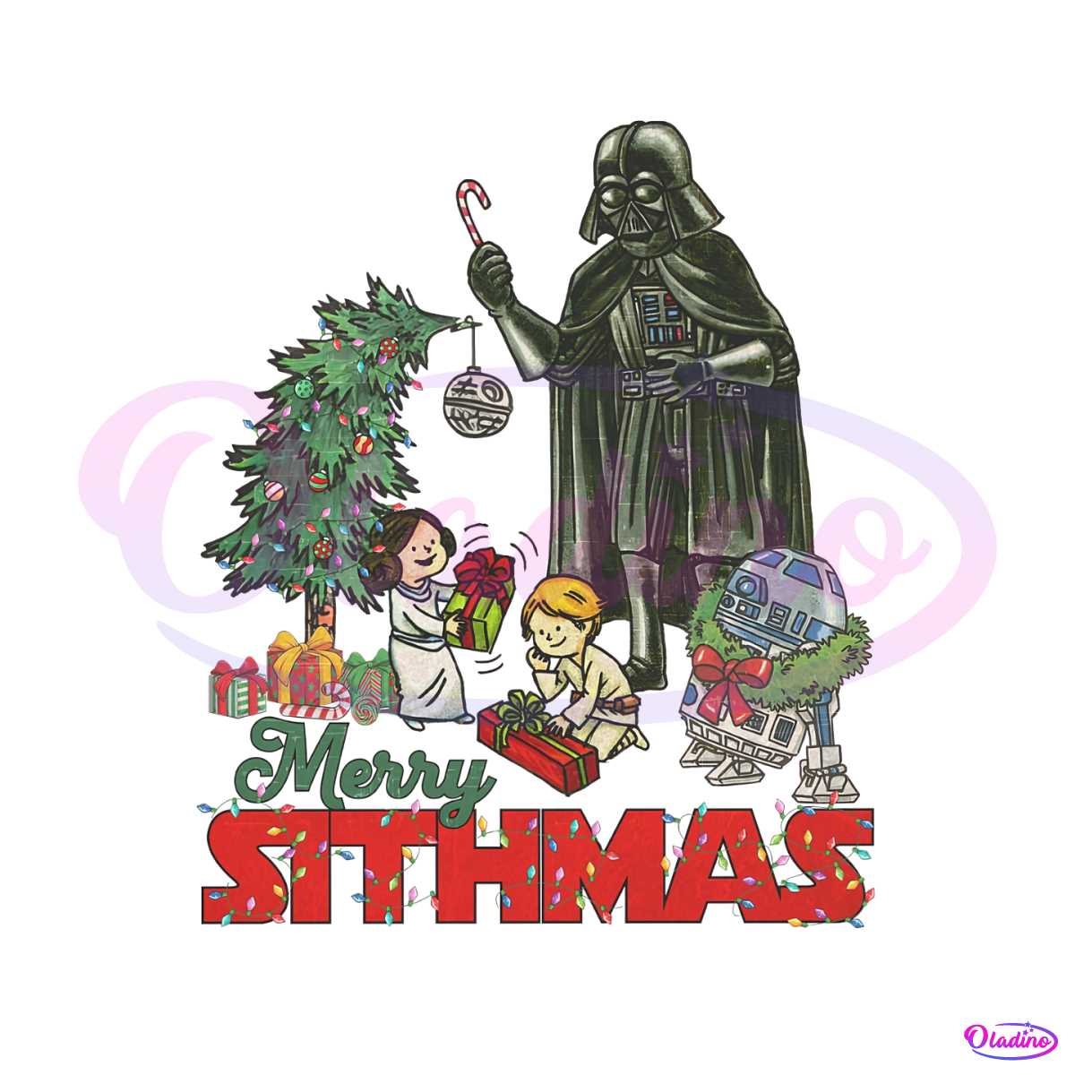 Darth Vader Family Merry Sithmas PNG - Star Wars SVG
